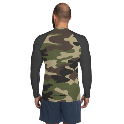 Green Camo Men's Rash Guard/vest