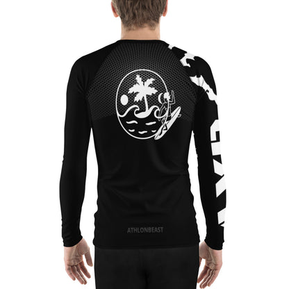 Swell Beast Hells Mouth AXB Black Men's Rash Guard