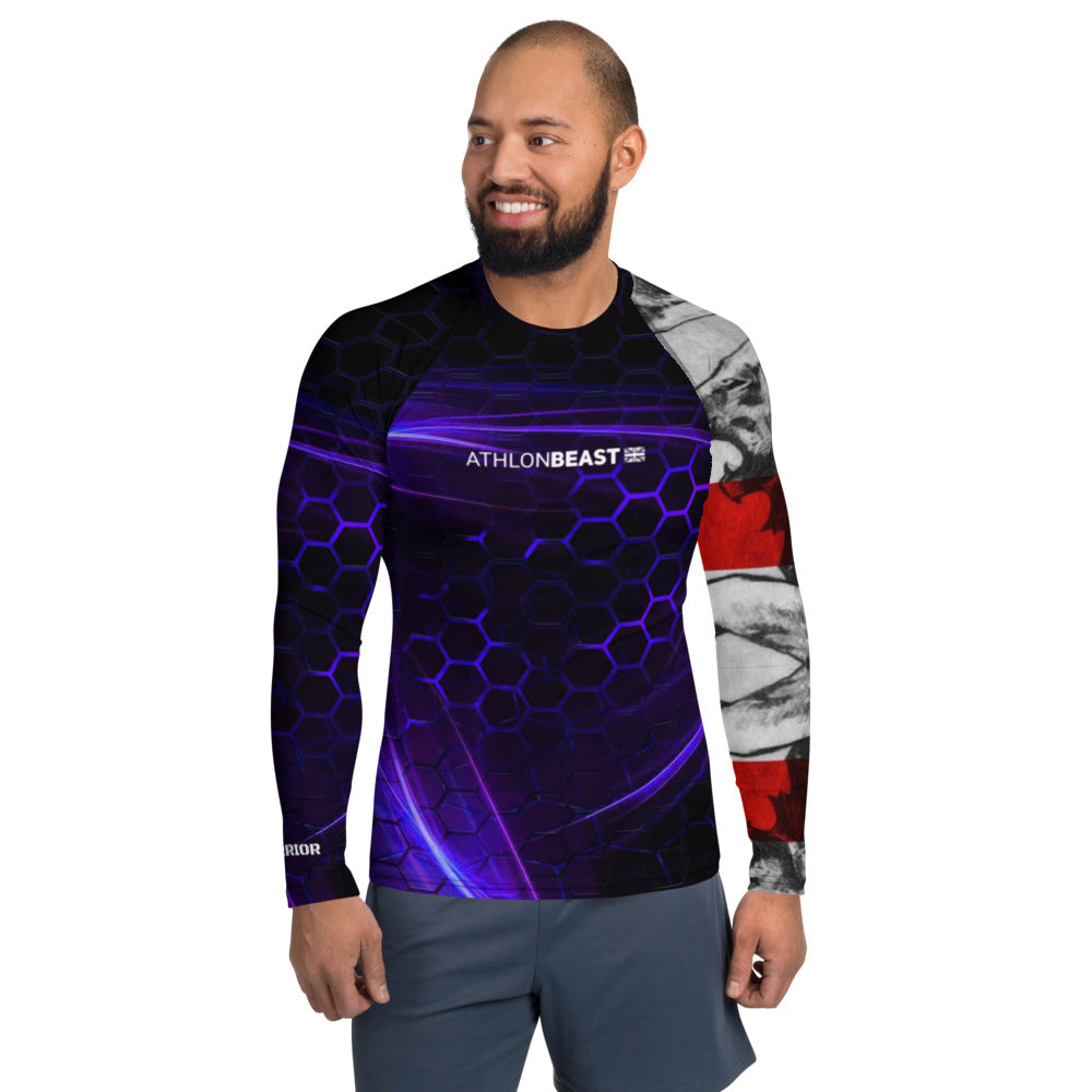 ENGLISH WARRIOR BLUE Men's Rash Guard /VEST