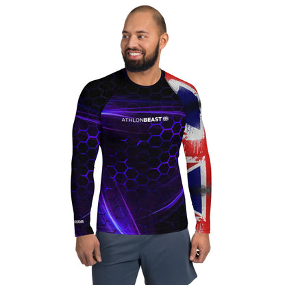 UK Warrior Blue Men's Rash/Vest Guard