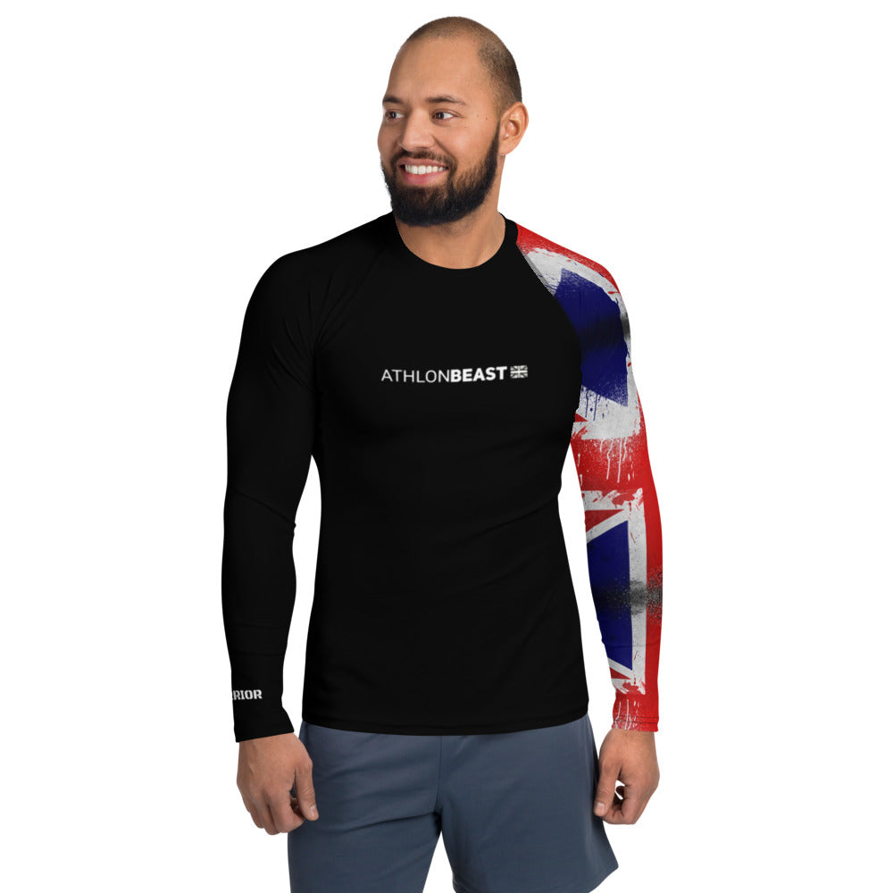 UK Warrior Black Men's Rash/Vest Guard