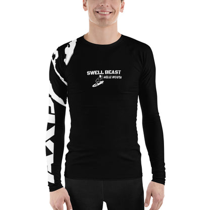 Swell Beast Hells Mouth AXB Black Men's Rash Guard