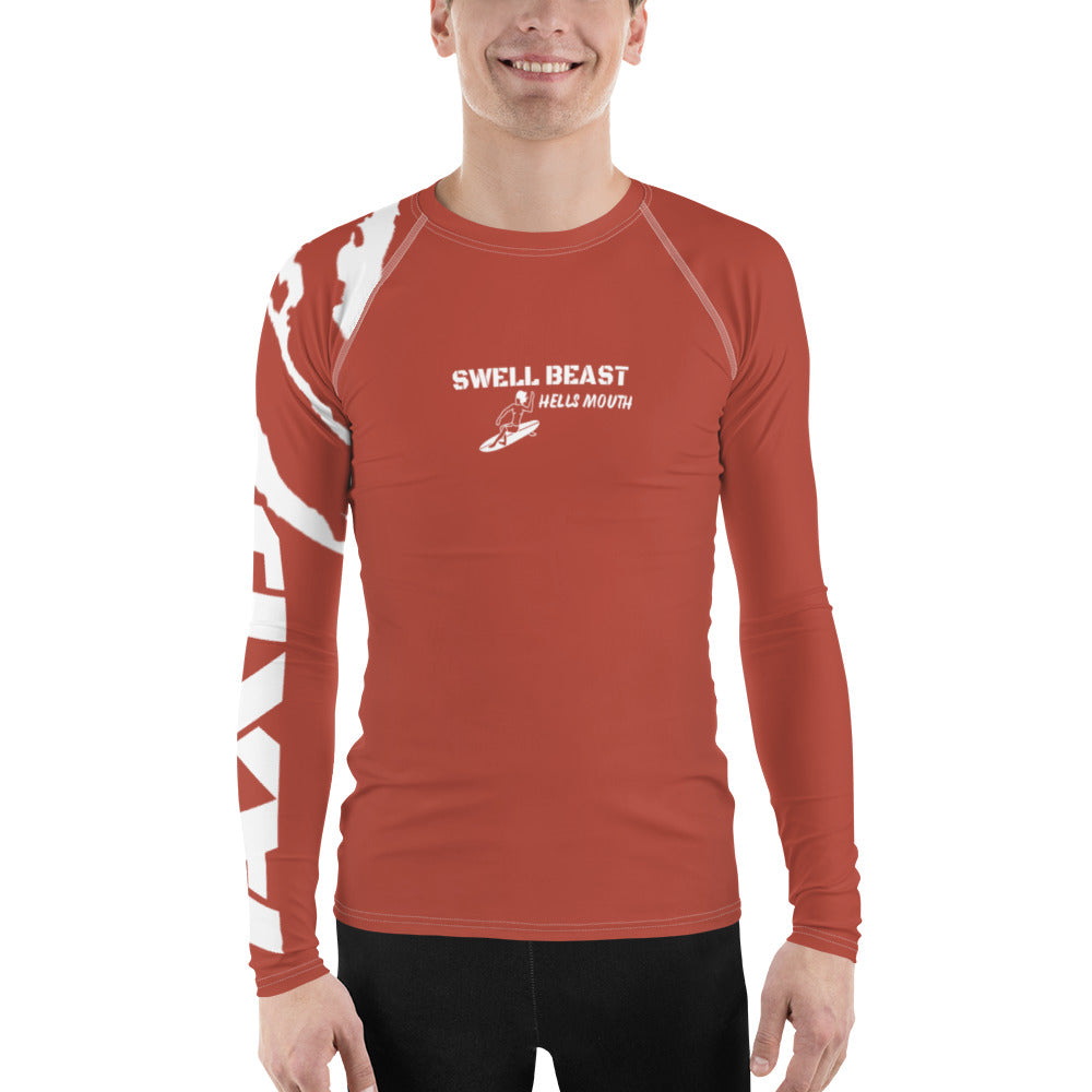 Swell Beast Hells Moth AXB Red Men's Rash Guard