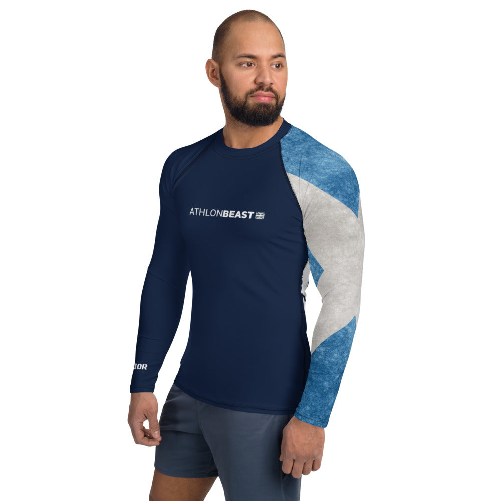 Scottish Warrior Navy Men's Rash Guard / Vest