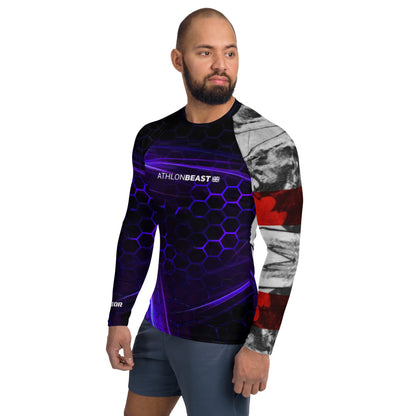 ENGLISH WARRIOR BLUE Men's Rash Guard /VEST