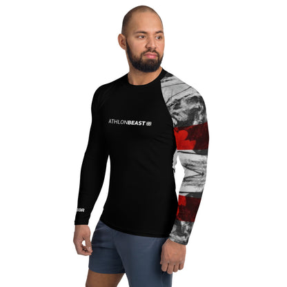 ENGLISH WARRIOR BLACK Men's Rash Guard/VEST