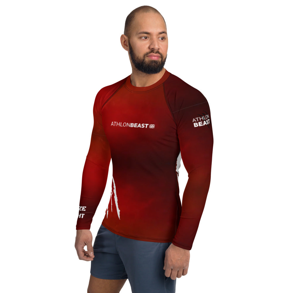 PRIZE FIGHT RED Men's Rash Guard / VEST