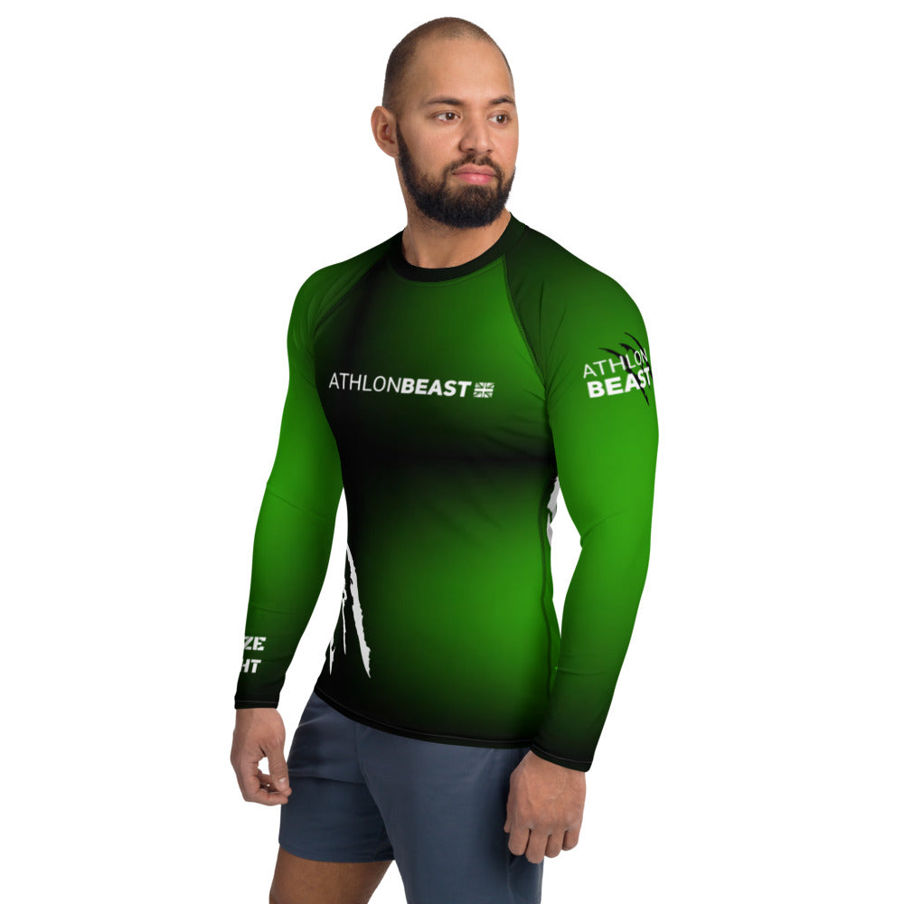 PRIZE FIGHT AxB GREEN Men's Rash Guard/ VEST