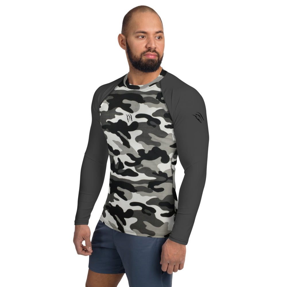 Black CAMO Men's Rash Guard/vest