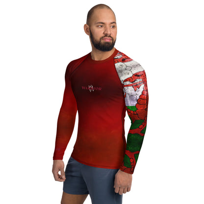 Welsh Warrior 2 Red Men's Rash Guard/VEST