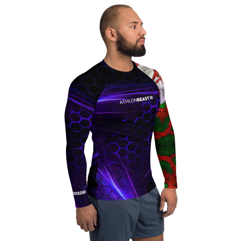 Welsh Warrior Blue Men's Rash Guard /VEST