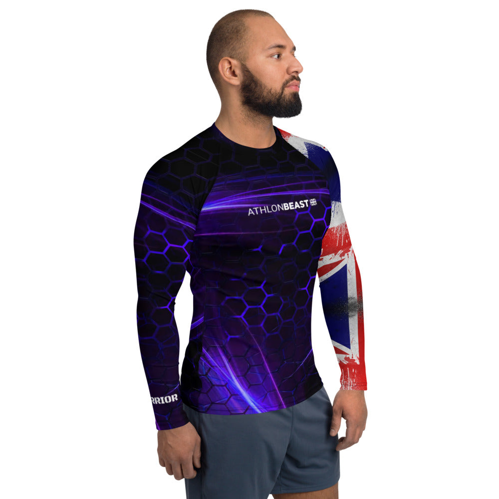 UK Warrior Blue Men's Rash/Vest Guard