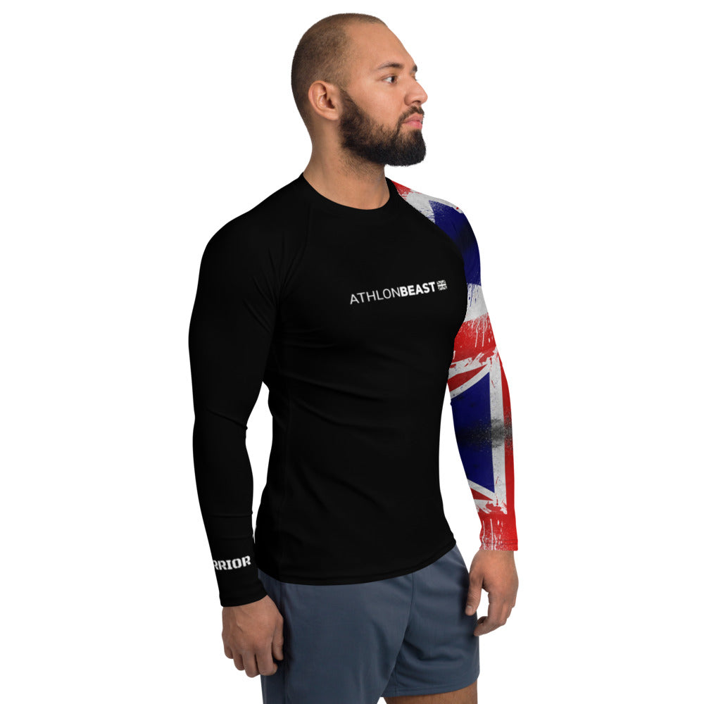 UK Warrior Black Men's Rash/Vest Guard