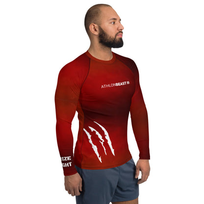 PRIZE FIGHT RED Men's Rash Guard / VEST