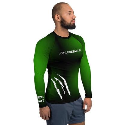 PRIZE FIGHT AxB GREEN Men's Rash Guard/ VEST