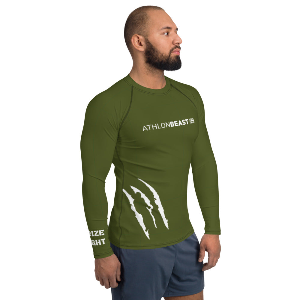 PRIZE FIGHT MILITARY GREEN Men's Rash Guard/ VEST