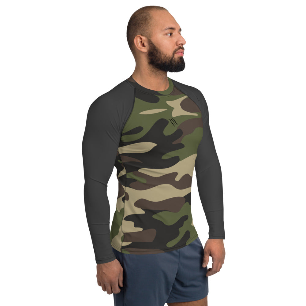 Green Camo Men's Rash Guard/vest