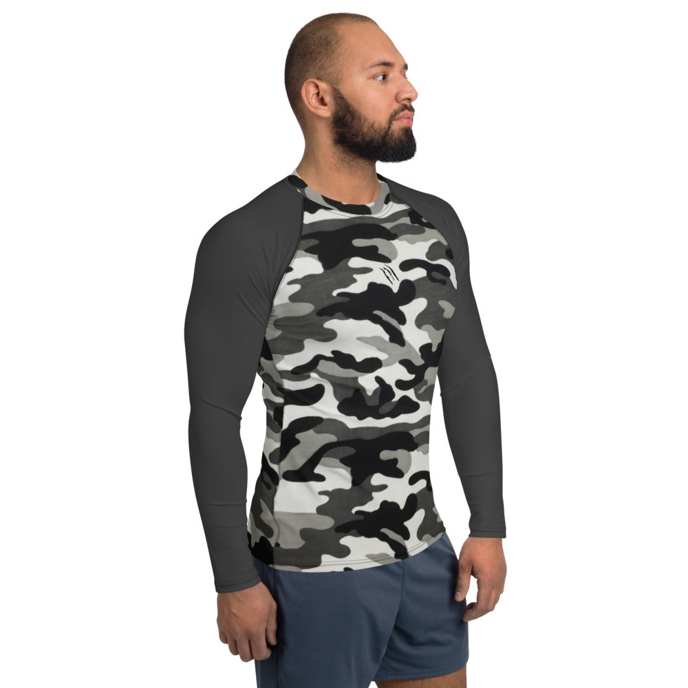 Black CAMO Men's Rash Guard/vest