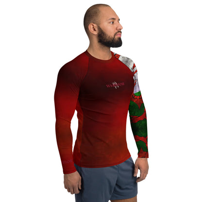 Welsh Warrior 2 Red Men's Rash Guard/VEST