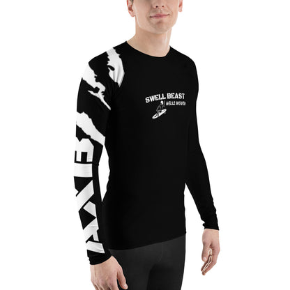 Swell Beast Hells Mouth AXB Black Men's Rash Guard