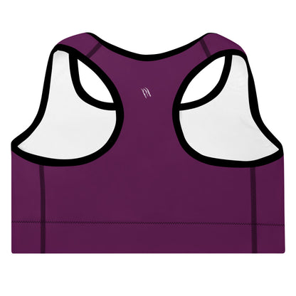 PURPLE BASICS Padded Sports Bra