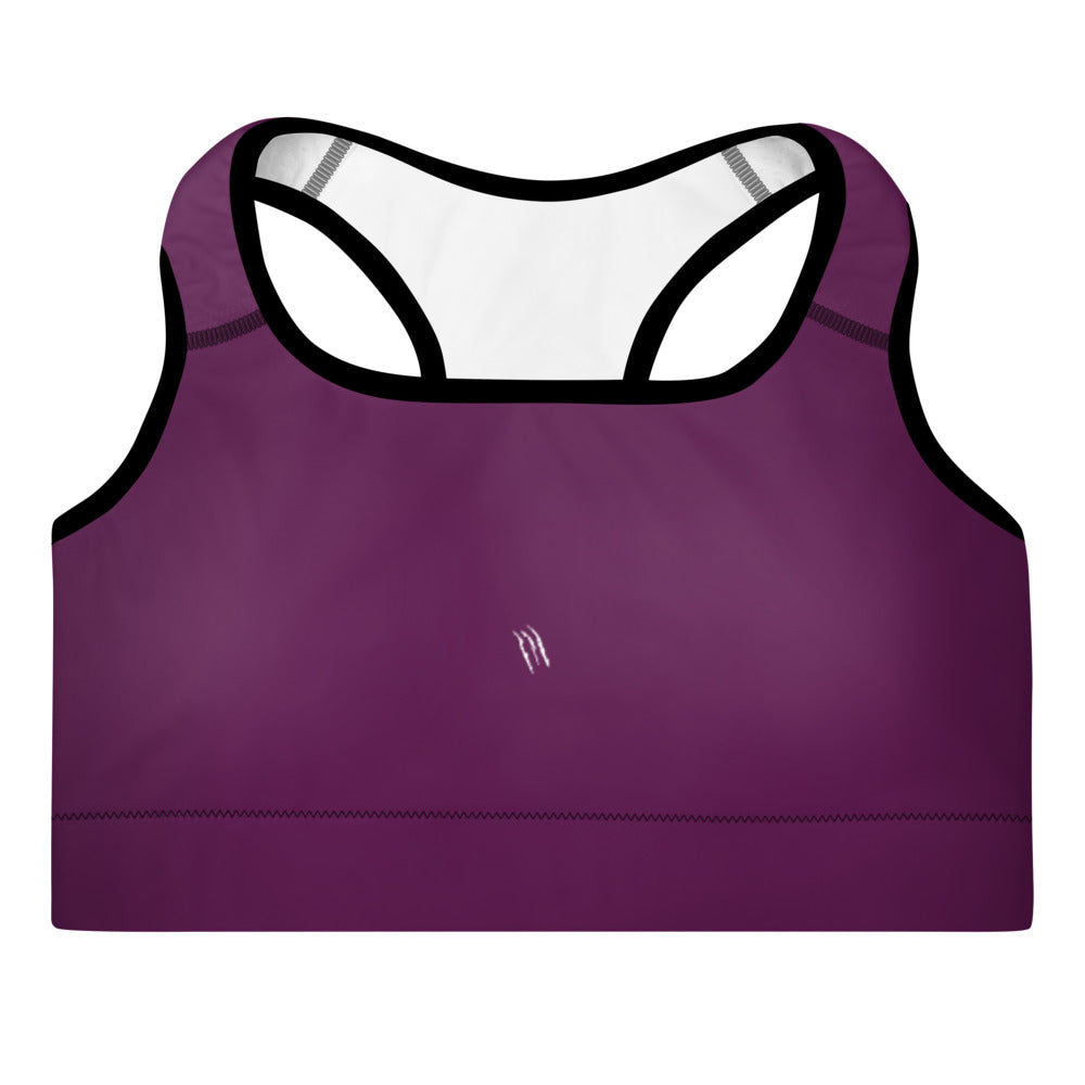 PURPLE BASICS Padded Sports Bra