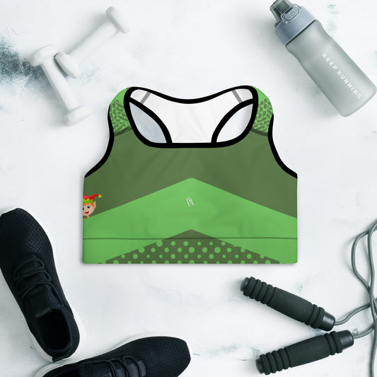 MERRY ELFMAS Padded Sports Bra