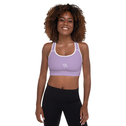 FRESH Lilac Padded Sports Bra