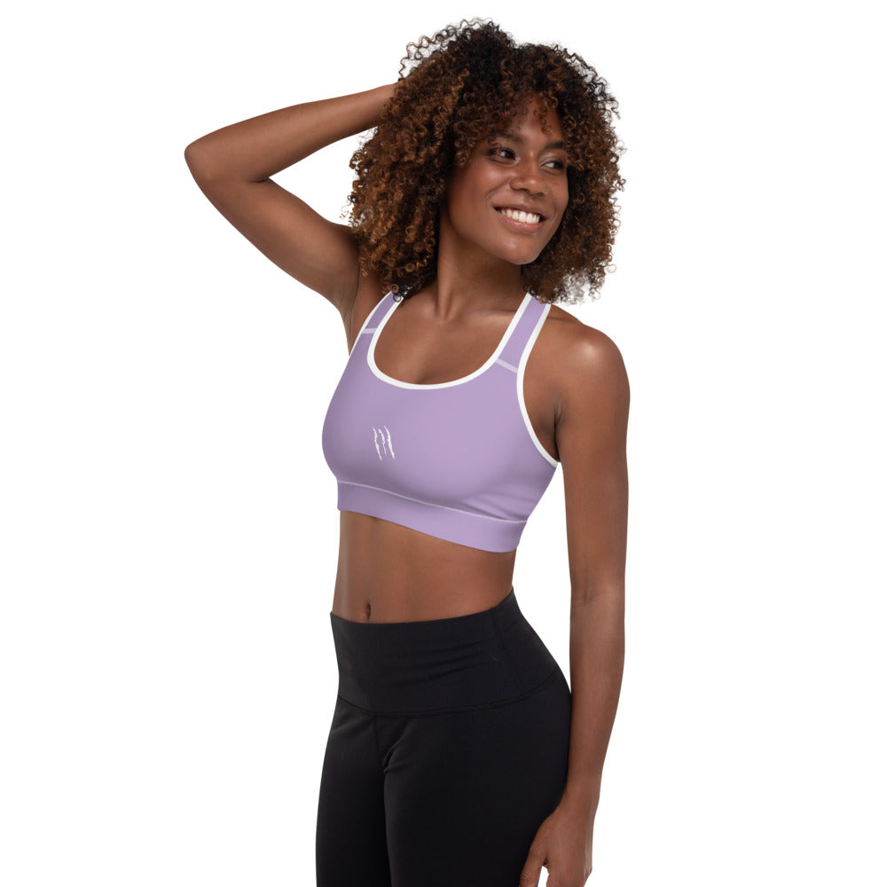 FRESH Lilac Padded Sports Bra