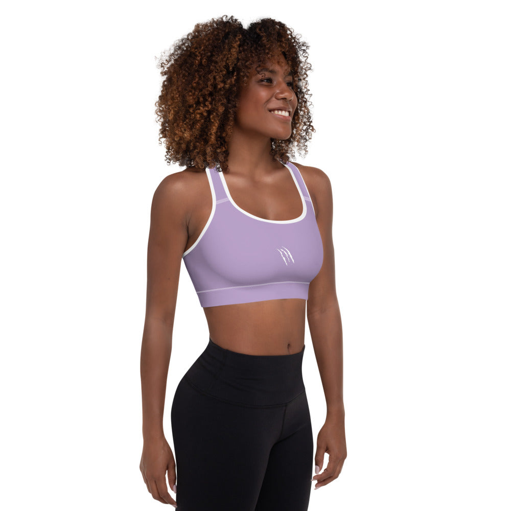 FRESH Lilac Padded Sports Bra