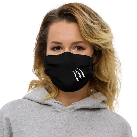 Black Scratch Premium face mask