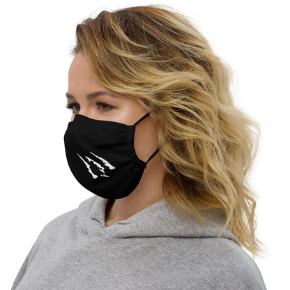 Black Scratch Premium face mask