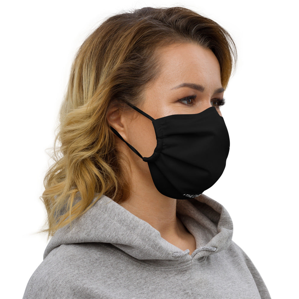 Black Scratch Premium face mask