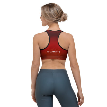 Work AxB red Sports bra