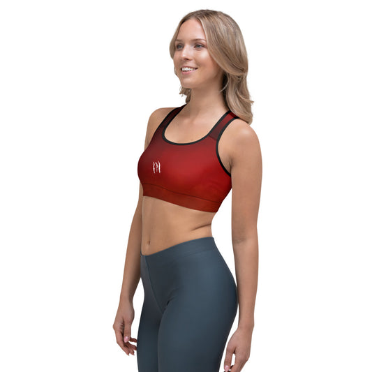 Work AxB red Sports bra