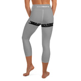 AxT Grey Yoga Capri Leggings