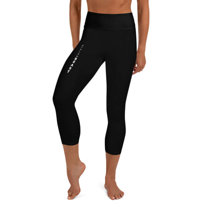 AxB Black Yoga Capri Leggings