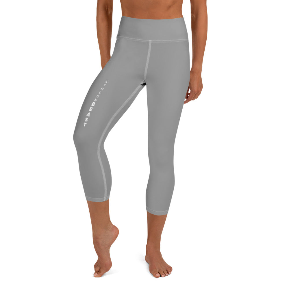 AxT Grey Yoga Capri Leggings