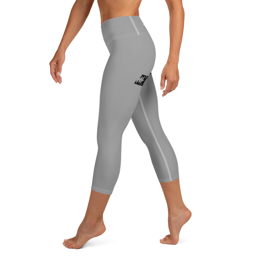 AxT Grey Yoga Capri Leggings