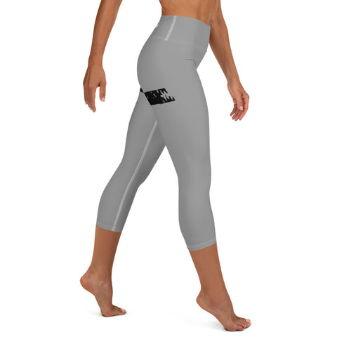 AxT Grey Yoga Capri Leggings