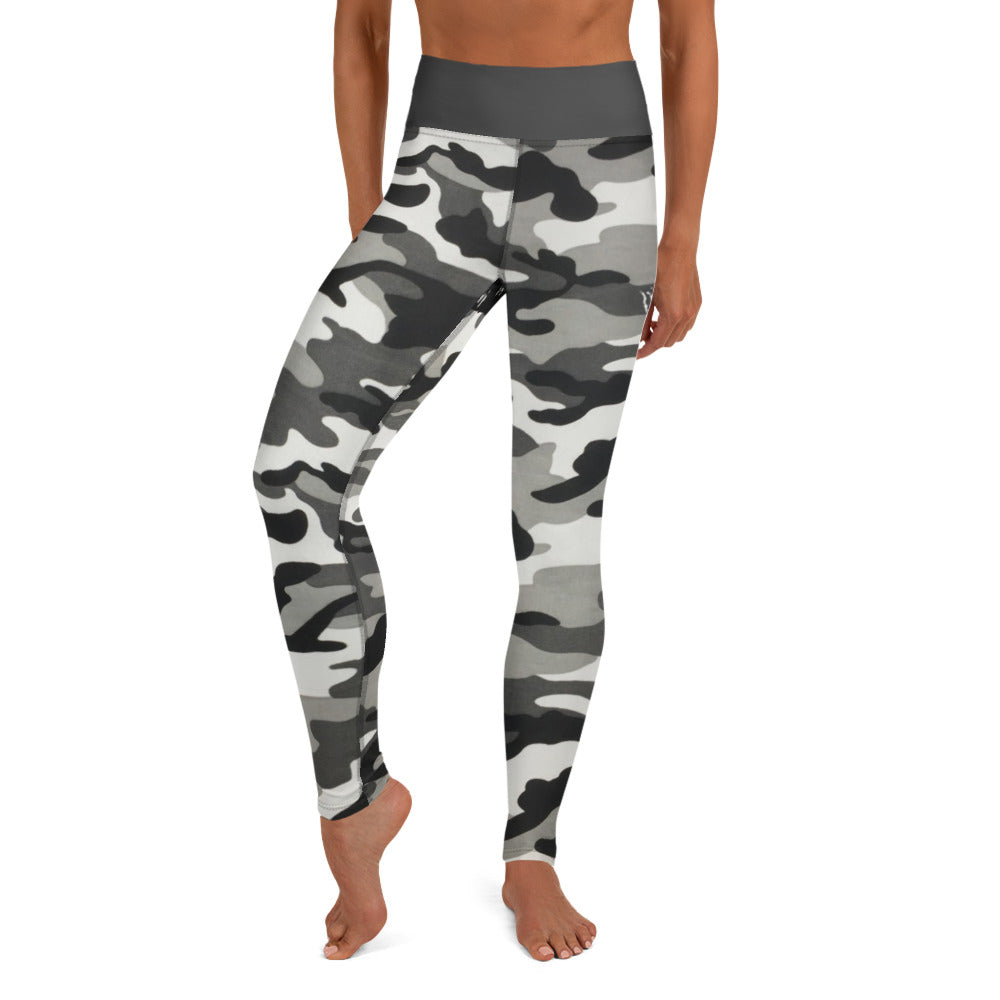 CAMO ICE BLACK Yoga Leggings