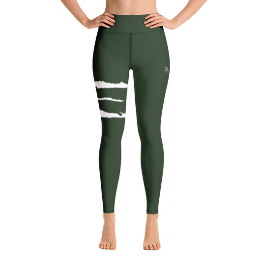 SCRATCH LEG, GB RACING GREEN LEGGINGS with Pocket