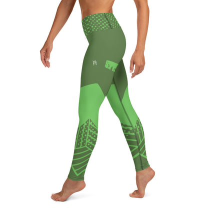 MERRY ELFMAS - WOMENS YOGA LEGGINGS