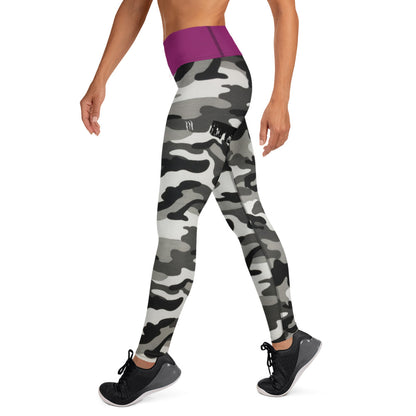 CAMO ICE PURPLE YOGA LEGGINGS