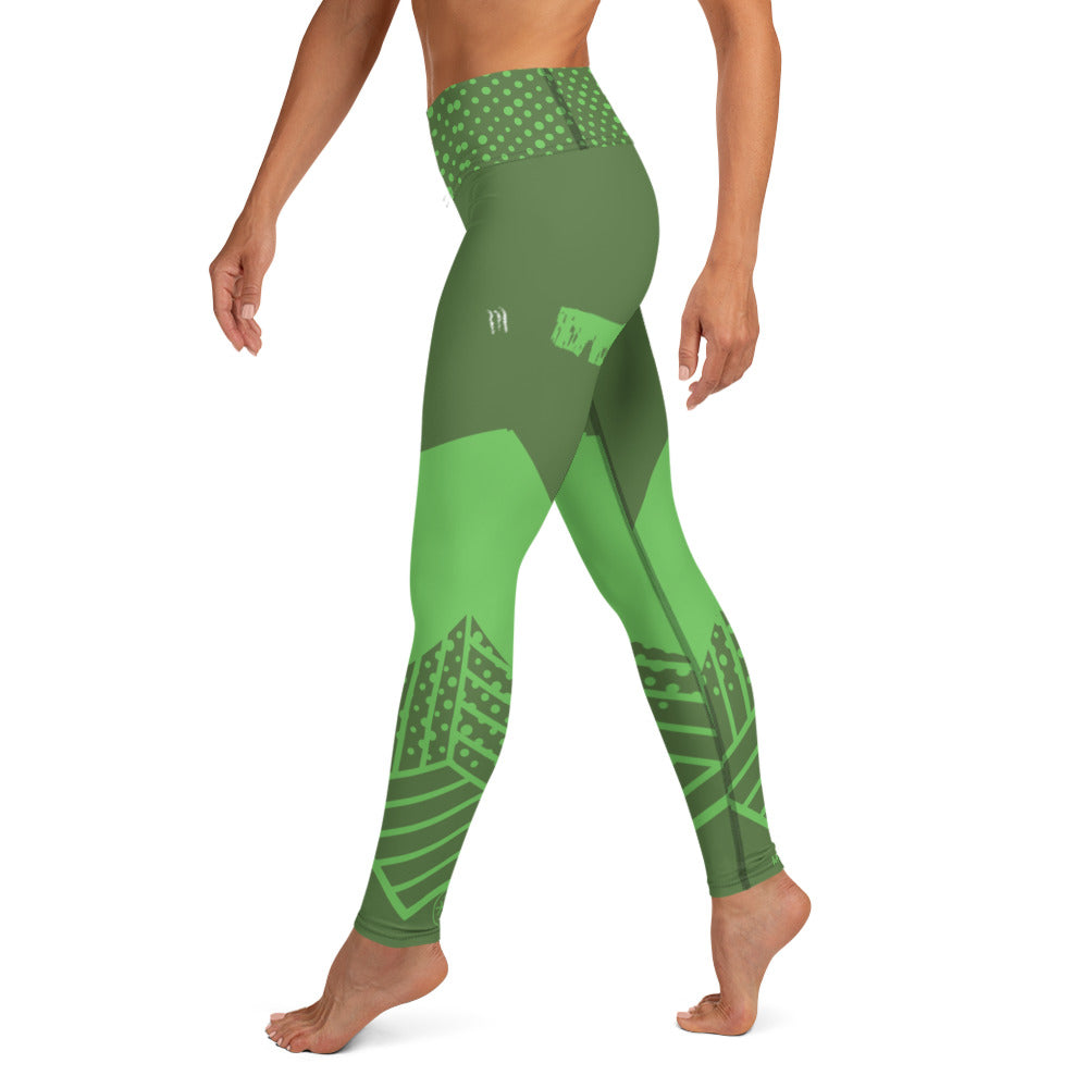 MERRY ELFMAS HIPSTER YOGA LEGGINGS