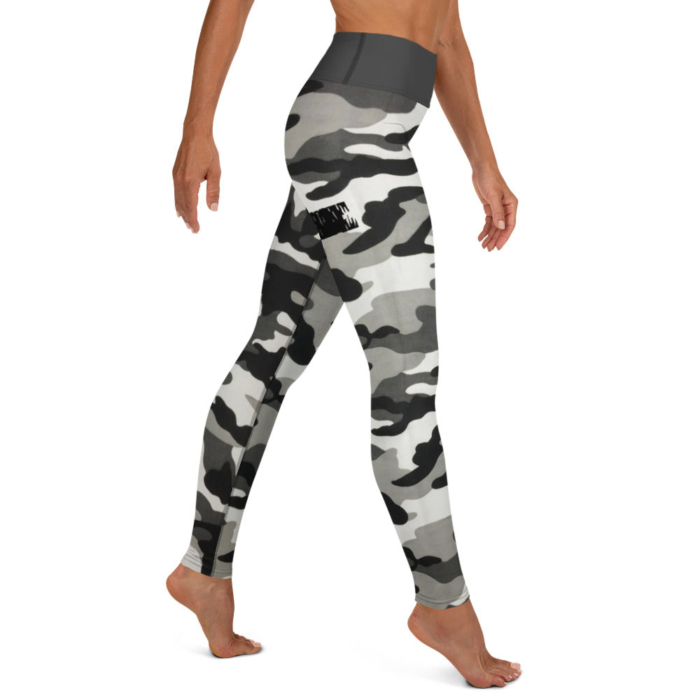 CAMO ICE BLACK Yoga Leggings