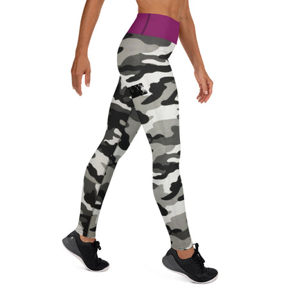 CAMO ICE PURPLE YOGA LEGGINGS