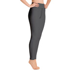 CHARCOAL BLACK LEGGINGS with Pocket