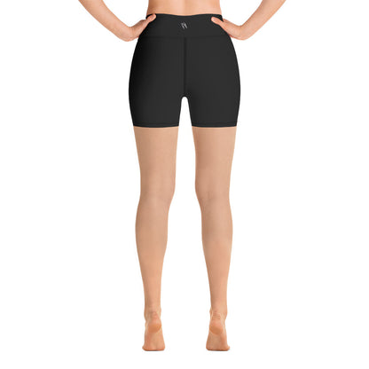 Scratch BLACK Yoga Shorts with pocket