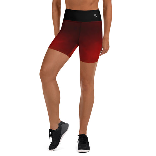 WORK AxB Red Yoga Shorts